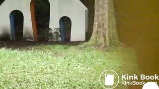 Grown woman defecating & urinate at playground [DNO*10]