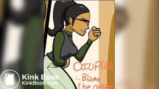 Girl jeans shart and poop animation