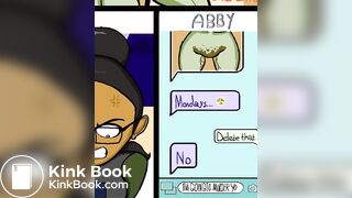 Girl jeans shart and poop animation