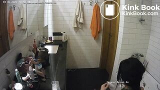 Woman pooping in Toilet 253