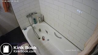 Woman pooping in Toilet 253