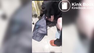 girl accidentally shits during fight