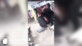 girl accidentally shits during fight