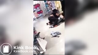 girl accidentally shits during fight