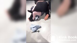 girl accidentally shits during fight