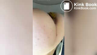 Teen girl pushes logs into toilet and wipes 2