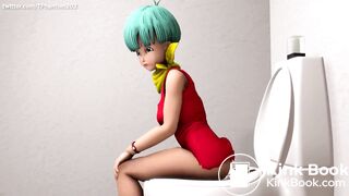 Bulma Shitting Groan Ass Slowmotion