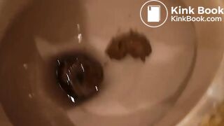 Pushing a big smooth turd