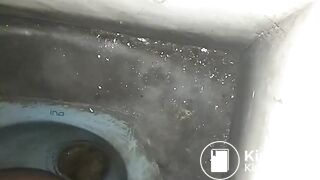 Indonesian girls pooping on the toilet