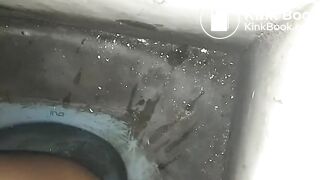 Indonesian girls pooping on the toilet