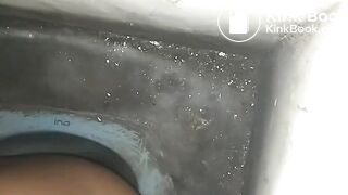 Indonesian girls pooping on the toilet
