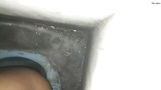 Indonesian girls pooping on the toilet