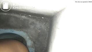 Indonesian girls pooping on the toilet