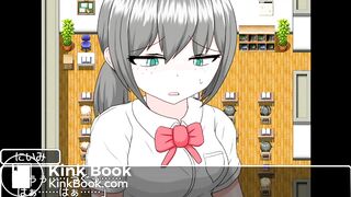 Anime girl can't hold it in