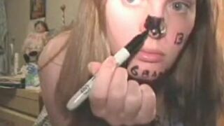 hos video 1 scat dildo in ass with crying