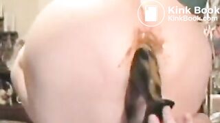 hos video 1 scat dildo in ass with crying