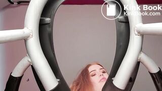 POV eating training under Goddess' toilet chair