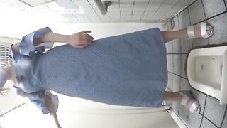 Girl Pissing China Toilet 3