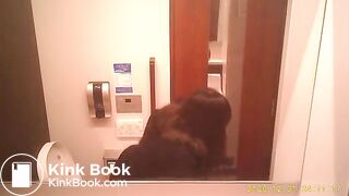 Japanese girl takes a poop