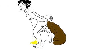 Gay Vore Animation [Graphic, Scat, Digestion]