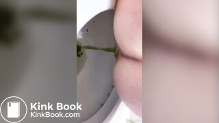 mia pooping on the toilet (compilation)