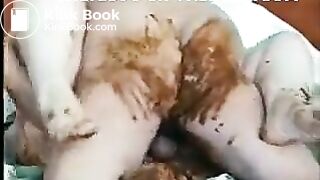 Granny Bbw scat fuck