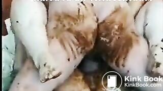 Granny Bbw scat fuck