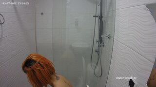 Woman pooping in Toilet 263