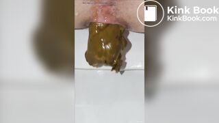Close Up of Girl Pooping
