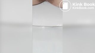 Close Up of Girl Pooping