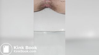 Close Up of Girl Pooping
