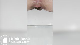 Close Up of Girl Pooping