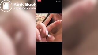 Teen eats her own shit