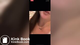 Teen eats her own shit