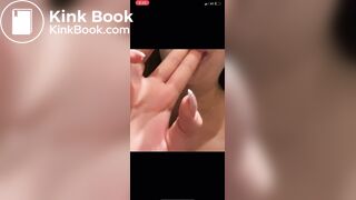 Teen eats her own shit