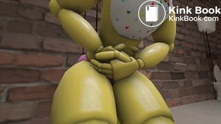 Toy chica and mangle eat to much