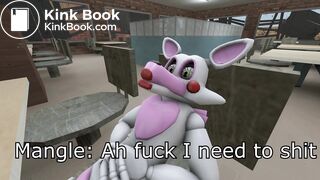 Toy chica and mangle eat to much