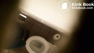 Pooping toilet public