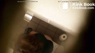 Pooping toilet public