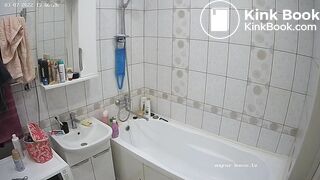 Woman pooping in Toilet 259