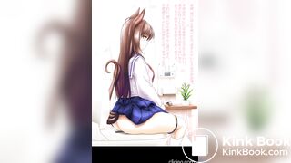 Hentai girls poop and piss in western toilets comp