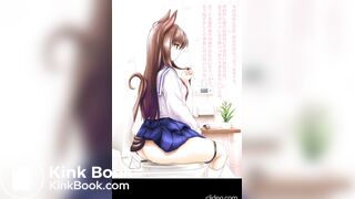 Hentai girls poop and piss in western toilets comp