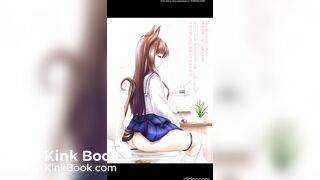 Hentai girls poop and piss in western toilets comp