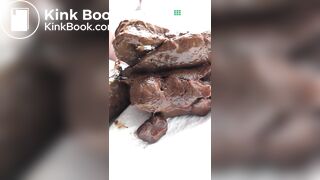 Gorgeous girl pooping - video 3