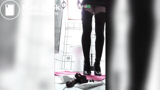 Gorgeous girl pooping - video 3