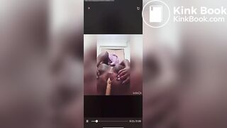 Ebony girl nasty poo