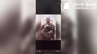 Ebony girl nasty poo
