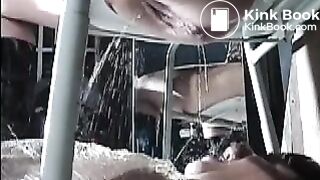 Femdom toilet mistresses feed shit to slave