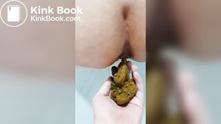 Korean girl boy friend hand poop femdom
