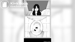 Hentai giantess toilet comp